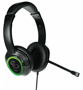 Gaming Headset Qumo Flex, 40mm drivers, 20-20khz, 32 Ohm, 100db, 320g., 2x3.5mm