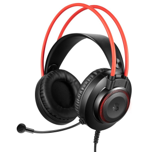 Gaming Headset Bloody G200S, 50mm drivers, Neodymium magnet, 20-20kHz, 21 Ohm, 112db, Backlight, USB