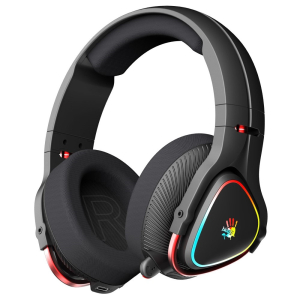 Wireless Gaming Headset Bloody MR710, 50mm driver, 16Ohm, 105db, RGB, BT/3.5mm/2.4 Ghz, Black