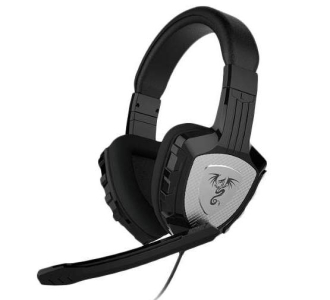 Gaming Headset Qumo Сhampion, 40mm drivers, 20-20khz, 32 Ohm, 100db, 444g., 2x3.5mm