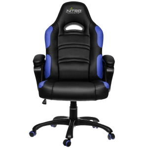 Gaming Chair Gamemax GCR07, Maximum load 125 kg, Rocking mechanism, Black/Blue