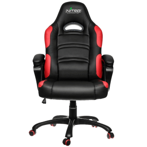 Gaming Chair Gamemax GCR07, Maximum load 125 kg, Rocking mechanism, Black/Red