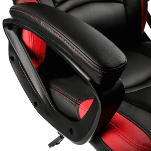 Gaming Chair Gamemax GCR07, Maximum load 125 kg, Rocking mechanism, Black/Red