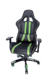 Gaming chair SPACER  SPCH-TRINITY-GRN  Black-Green