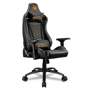 Gaming Chair Cougar OUTRIDER S Black, User max load up to 120kg / height 155-190cm