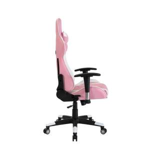 Gaming Chair Havit GC932, Headrest & Lumbar cushion, 2D Armrest, 166 degrees, Pink/White