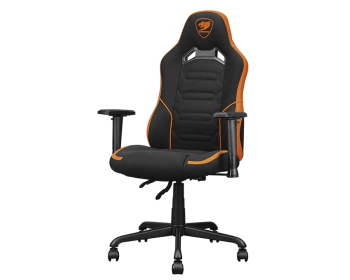 Gaming Chair Cougar FUSION SF Black, User max load up to 120kg / height 145-180cm