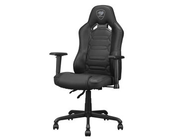 Gaming Chair Cougar FUSION S Black, User max load up to 120kg / height 145-180cm