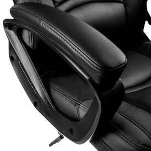 Gaming Chair Gamemax GCR07, Maximum load 125 kg, Rocking mechanism, Black