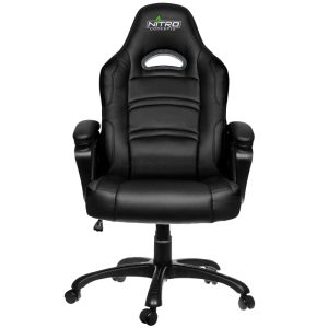 Gaming Chair Gamemax GCR07, Maximum load 125 kg, Rocking mechanism, Black