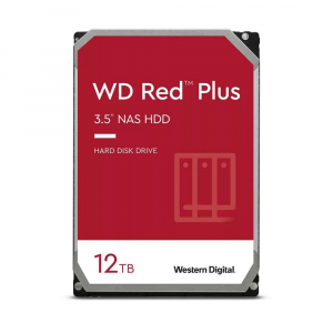 3.5" HDD 12.0TB-SATA-256MB Western Digital  "Red Plus (WD120EFBX)", NAS, CMR