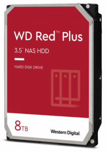 3.5" HDD  8.0TB-SATA-256MB Western Digital  "Red Plus (WD80EFBX)", NAS, CMR