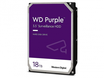 3.5" HDD 18.0TB-SATA-512MB Western Digital  Purple Surveillance (WD180PURZ)