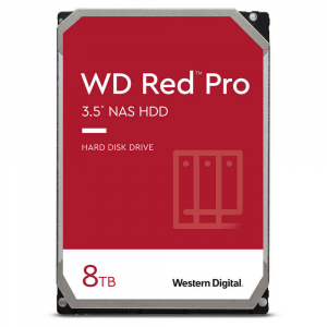 3.5" HDD  8.0TB-SATA-256MB Western Digital  "Red Pro (WD8003FFBX)", NAS, CMR