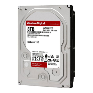 3.5" HDD  8.0TB-SATA-128MB Western Digital  "Red Plus (WD80EFZZ)", NAS, CMR