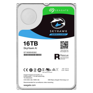 3.5" HDD 16.0TB-SATA-256MB Seagate  "SkyHawk AI Surveillance (ST16000VE002)"