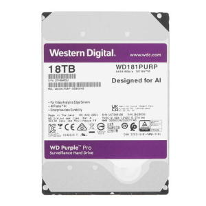 3.5" HDD 18.0TB-SATA-512MB Western Digital  "Purple Pro (WD181PURP)"