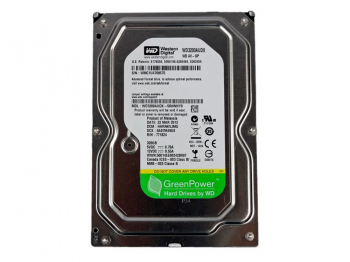 3.5" HDD    320GB-SATA-32MB Western Digital "AV-GP (WD3200AUDX)" Ref