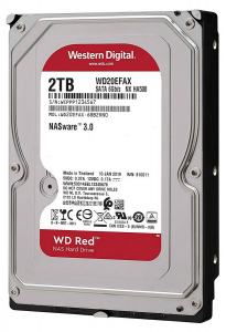 3.5" HDD  2.0TB-SATA - 256MB  Western Digital " Red (WD20EFAX)", NAS, SMR