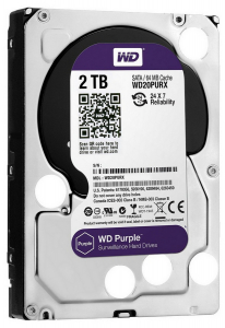 3.5" HDD  2.0TB-SATA- 64MB  Western Digital " Purple Surveillance (WD20PURZ)"