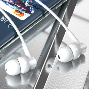 XO earphones, EP33 in-ear earphone, White