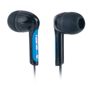 Earphones SVEN E-135  Black/Blue, 3pin L-3.5mm mini-jack