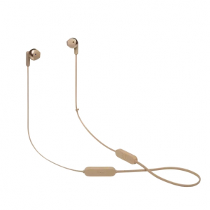 Earphones  Bluetooth  JBL T215BT. Gold