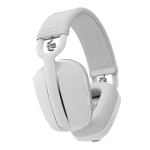 Wireless Headset Logitech Zone Vibe 100, 40mm driver, 20-20kHz, 118db, Dual mic, Bluetooth, White