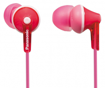  Earphones Panasonic RP-HJE125E-P Pink, w/o Mic, 1 x mini-jack 3.5mm