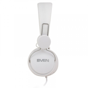 Headset SVEN AP-321M White, Microphone on the cable, 4pin 3.5mm mini-jack, cable 1.2m