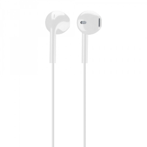 Cellular LIVE EGG-capsule earphone with mic, White