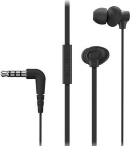  Earphones Panasonic RP-TCM130GEK Black, Mic, 4pin 1*mini-jack 3.5mm