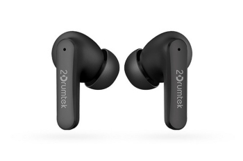 Wireless Earphones A4tech B25, 10 mm driver, 32 Ohm, 102db, Bluettoth 5.2, 40/380 mAh,IPX4, Ash Grey