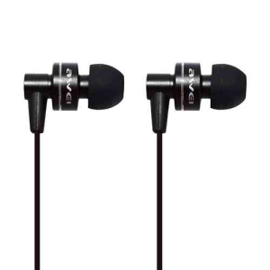 Awei earphones, Es-900i, Black