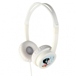 Kids headphones with volume limiter, White, Gembird, MHP-JR-W