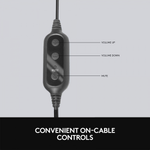 Headset Logitech PC Headset 960 OEM, Mic, USB