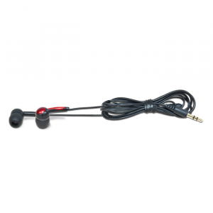 Earphones SVEN E-130  Black/Red, 3pin 3.5mm mini-jack