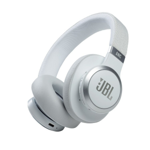 Headphones  Bluetooth  JBL   LIVE660NC White, On-ear, active noise-cancelling