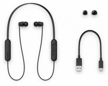 Bluetooth Earphones  SONY  WI-C200, Black