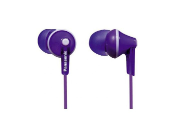  Earphones Panasonic RP-HJE125E-V Violet, w/o Mic, 1 x mini-jack 3.5mm