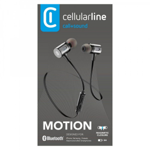 Bluetooth earphone stereo, Cellular MOTION, Black