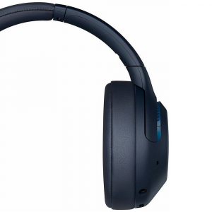 Bluetooth Headphones  SONY  WH-XB900N, Blue, Noise Cancelling