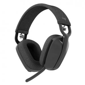 Wireless Headset Logitech Zone Vibe 100, 40mm driver, 20-20kHz, 118db, Dual mic, Bluetooth, Graphite