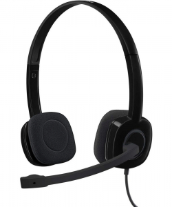 Headset Logitech H151, Mic, 1 x mini-jack 3.5mm