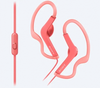 Original Sony Sport Earphones, MDR-AS210AP, Pink