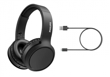 Bluetooth headphones Philips TAH5205BK/00, Black