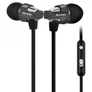 Awei earphones, Es-860Hi,Black