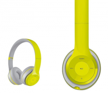 Bluetooth HeadSet Freestyle"SoloFH0915" Green/Grey, 3.5mm jack, Mic,MicroSD slot, FM,USBcharg,400mAh