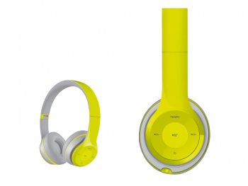 Bluetooth HeadSet Freestyle"SoloFH0915" Green/Grey, 3.5mm jack, Mic,MicroSD slot, FM,USBcharg,400mAh