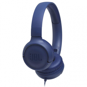 Headphones  JBL T500 Blue, On-ear.